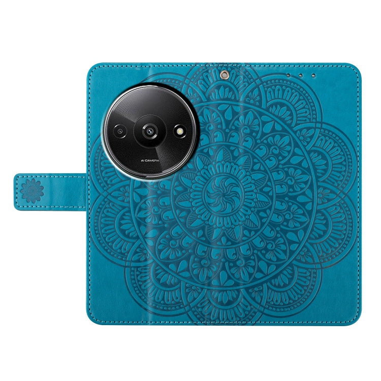 For Redmi A3 Flower Embossed Leather Phone Case