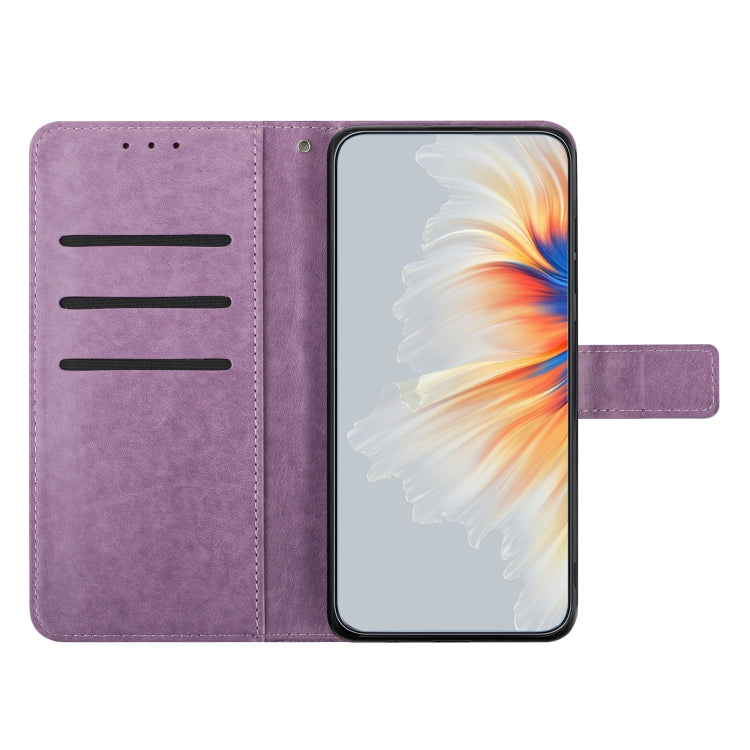 For Redmi Note 14 5G Flower Embossed Leather Phone Case