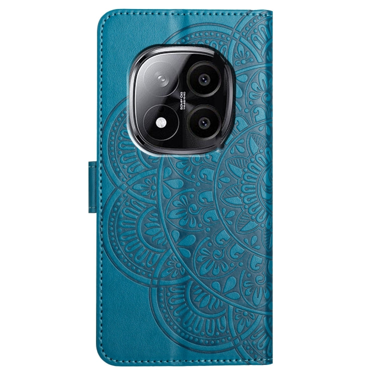 For Redmi Note 14 Pro 5G Flower Embossed Leather Phone Case