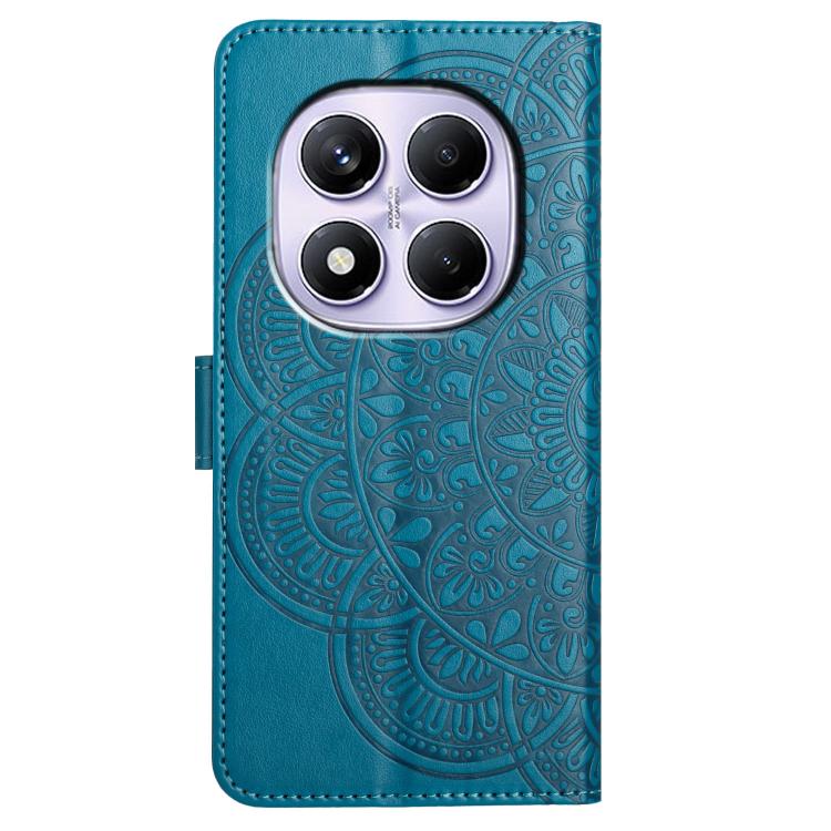 For Redmi Note 14 Pro 4G Flower Embossed Leather Phone Case