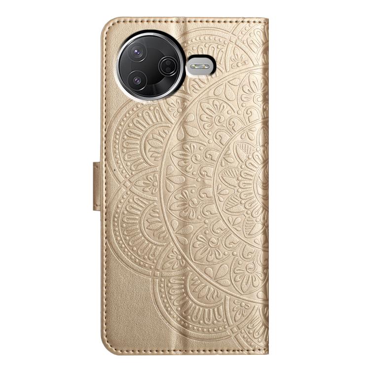 For Redmi K80 Pro / K80 Flower Embossed Leather Phone Case