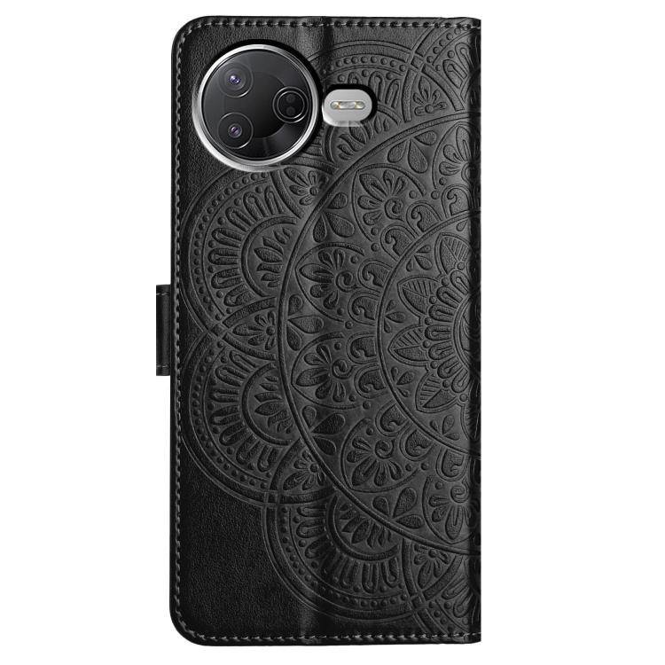 For Redmi K80 Pro / K80 Flower Embossed Leather Phone Case