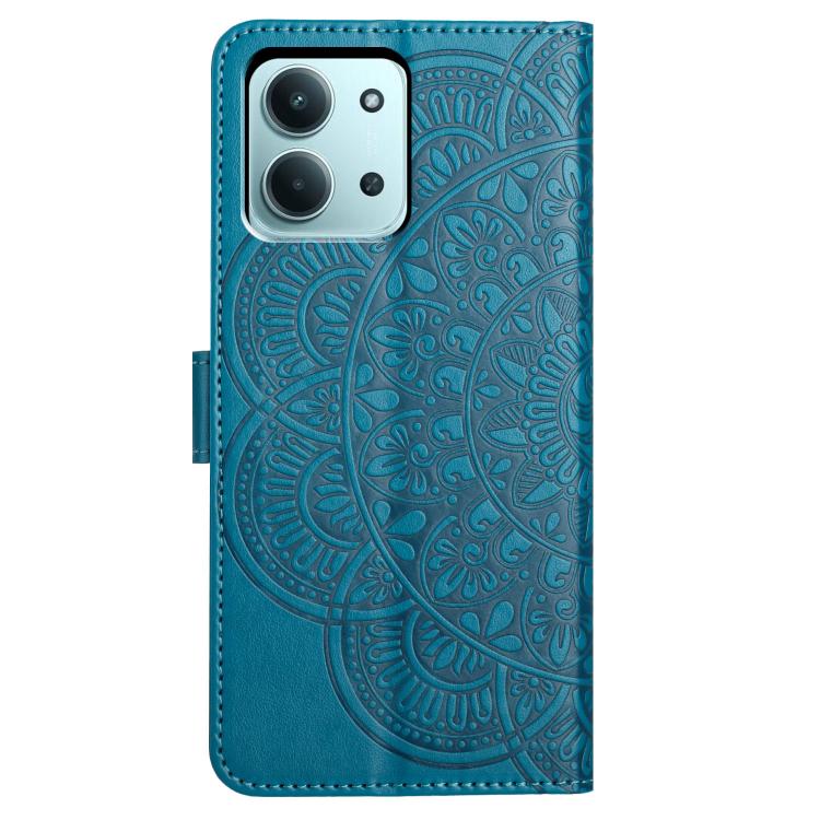 For Redmi 15C 5G / 4G Global 171mm Flower Embossed Leather Phone Case