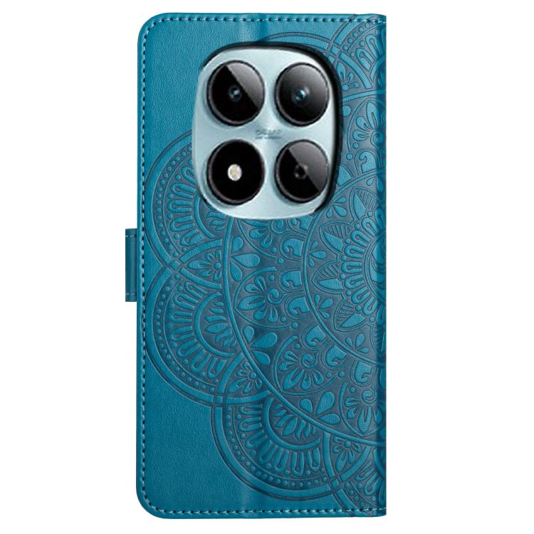 For Redmi Note 15 Pro+ 5G Global 163.3mm Flower Embossed Leather Phone Case