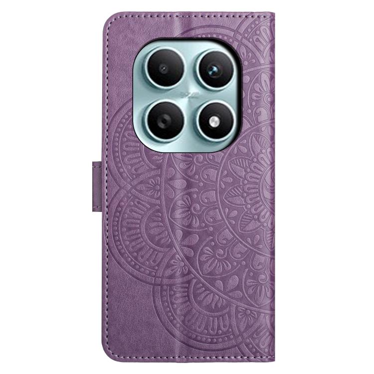 For Redmi Note 15 4G / 5G Global 164mm Flower Embossed Leather Phone Case