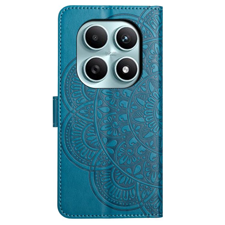 For Redmi Note 15 4G / 5G Global 164mm Flower Embossed Leather Phone Case