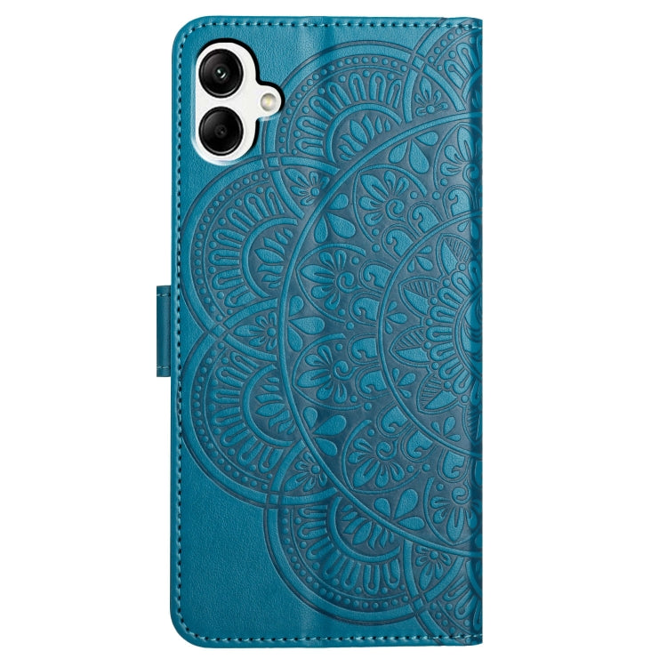 For Samsung Galaxy A06 4G Flower Embossed Leather Phone Case