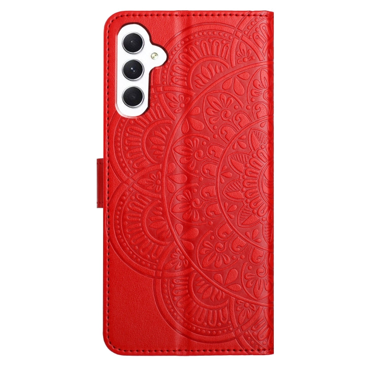 For Samsung Galaxy A16 5G Flower Embossed Leather Phone Case