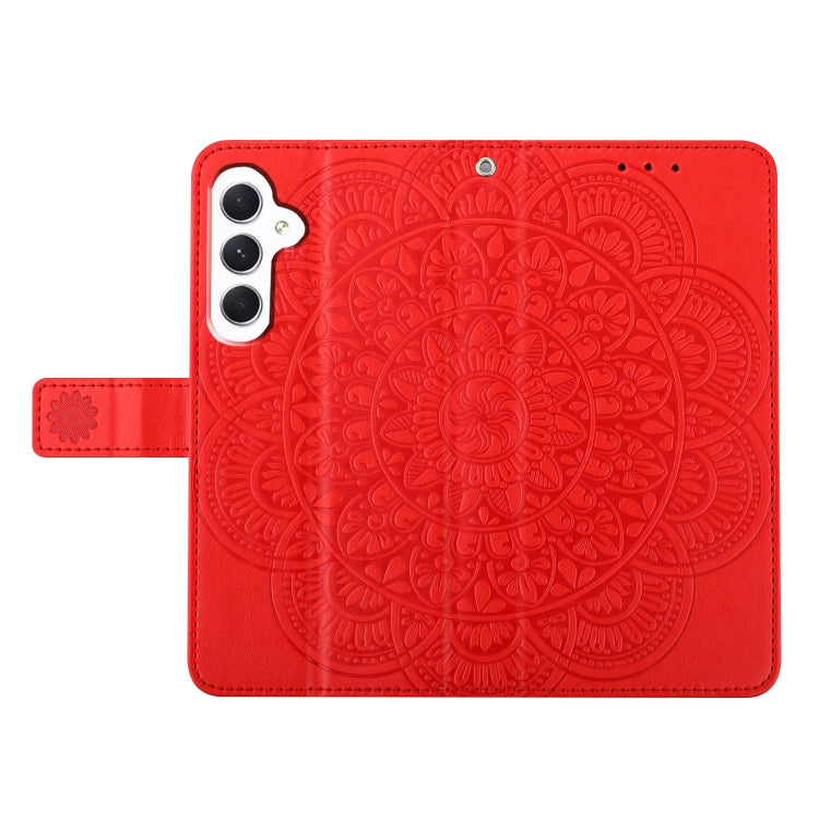 For Samsung Galaxy A16 5G Flower Embossed Leather Phone Case
