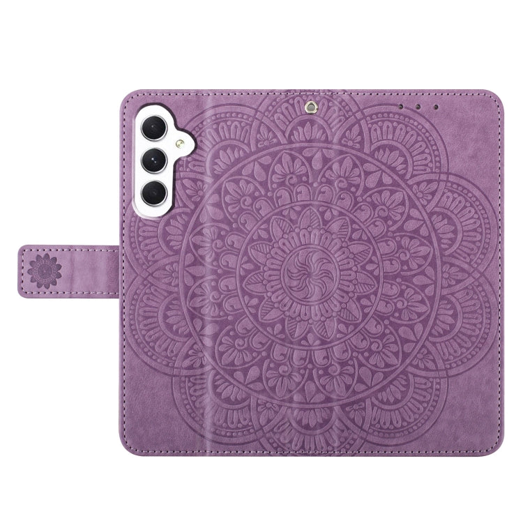 For Samsung Galaxy A16 5G Flower Embossed Leather Phone Case