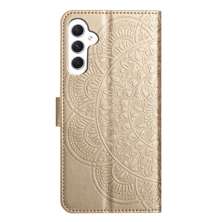For Samsung Galaxy A16 5G Flower Embossed Leather Phone Case