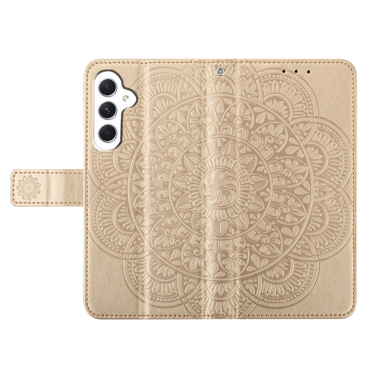 For Samsung Galaxy A16 5G Flower Embossed Leather Phone Case