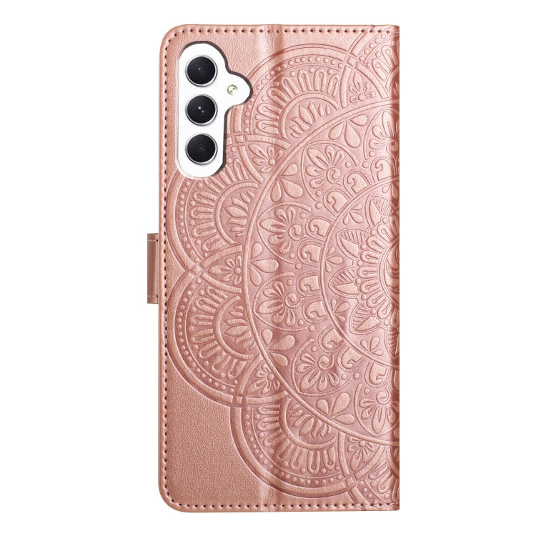 For Samsung Galaxy A16 5G Flower Embossed Leather Phone Case