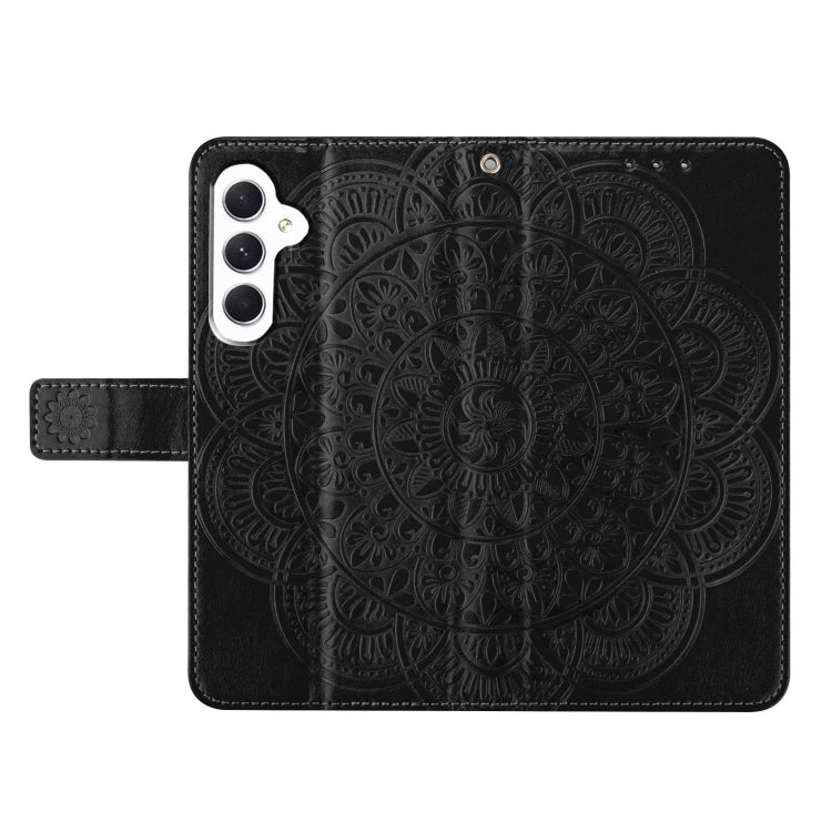 For Samsung Galaxy A16 5G Flower Embossed Leather Phone Case