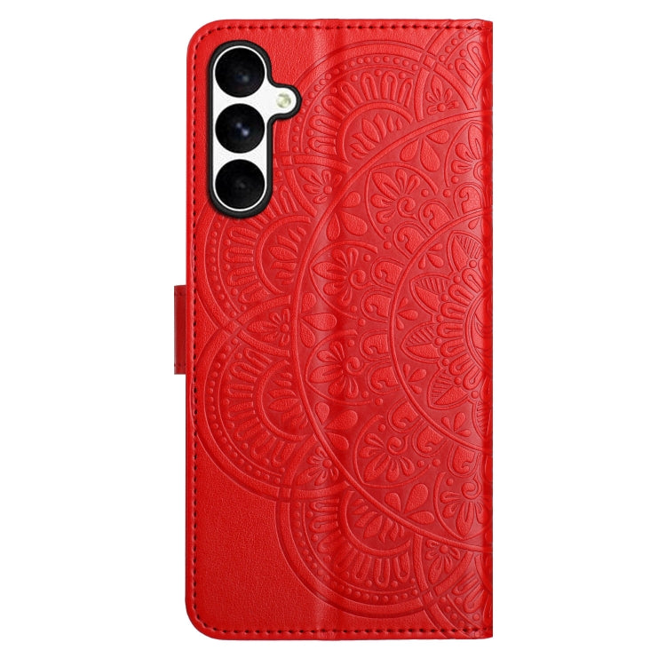 For Samsung Galaxy A36 5G Flower Embossed Leather Phone Case