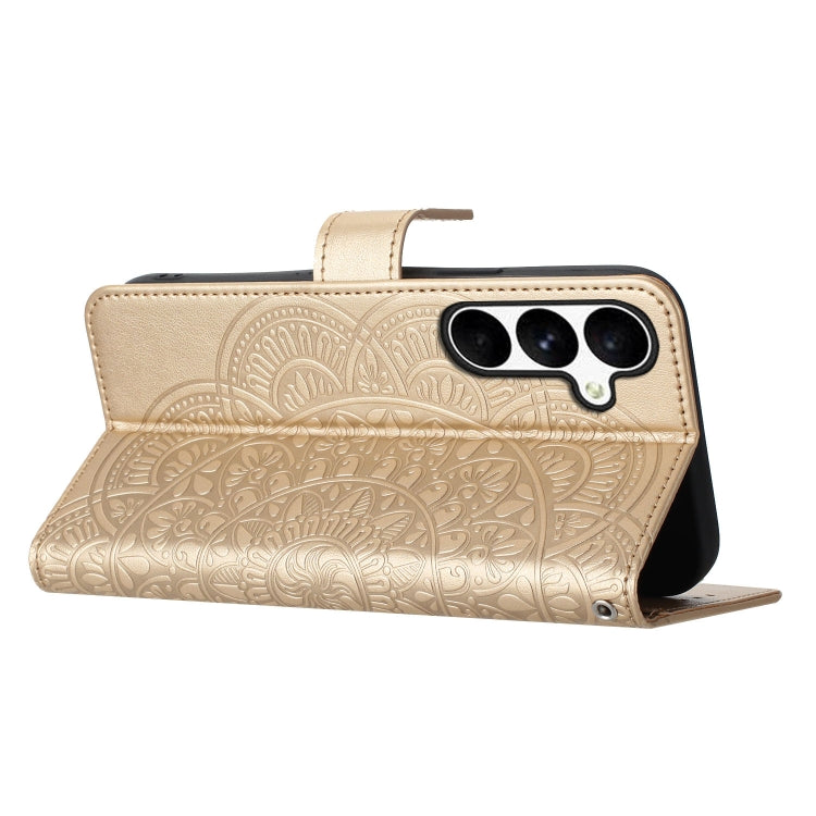 For Samsung Galaxy A36 5G Flower Embossed Leather Phone Case