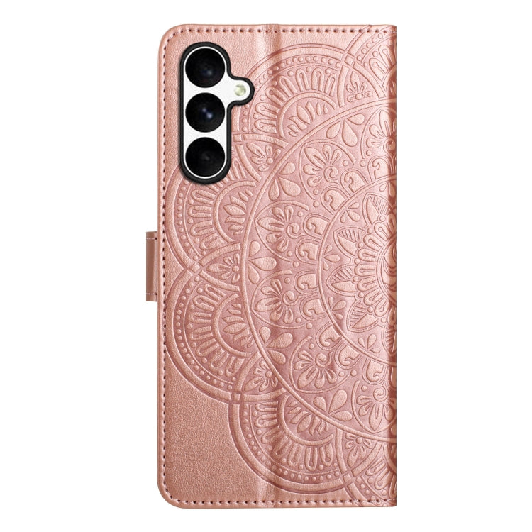 For Samsung Galaxy A36 5G Flower Embossed Leather Phone Case