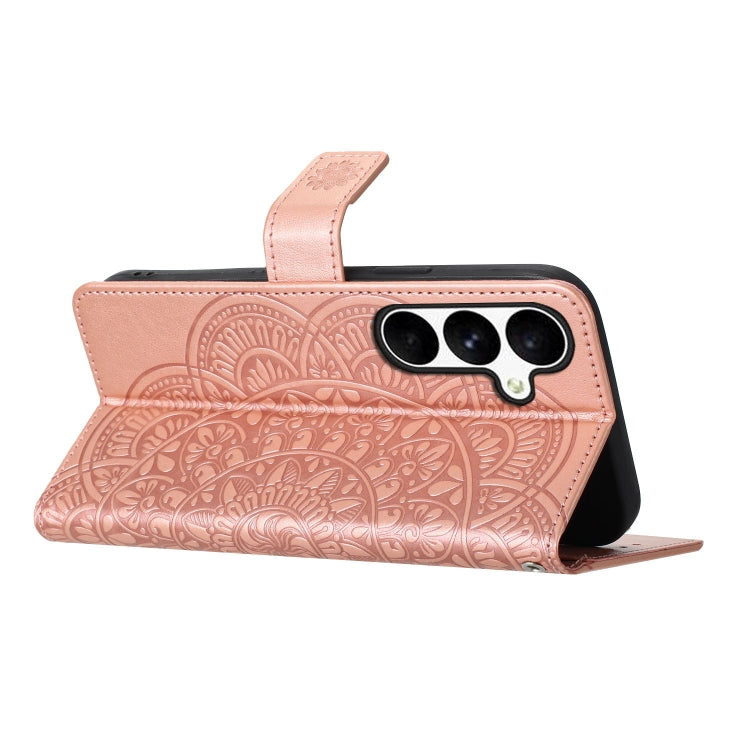 For Samsung Galaxy A36 5G Flower Embossed Leather Phone Case