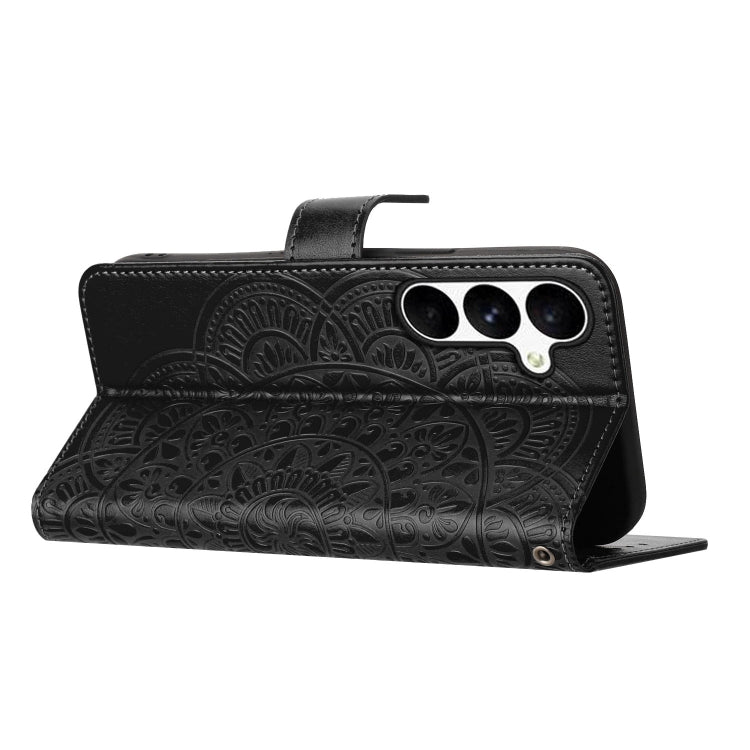For Samsung Galaxy A36 5G Flower Embossed Leather Phone Case