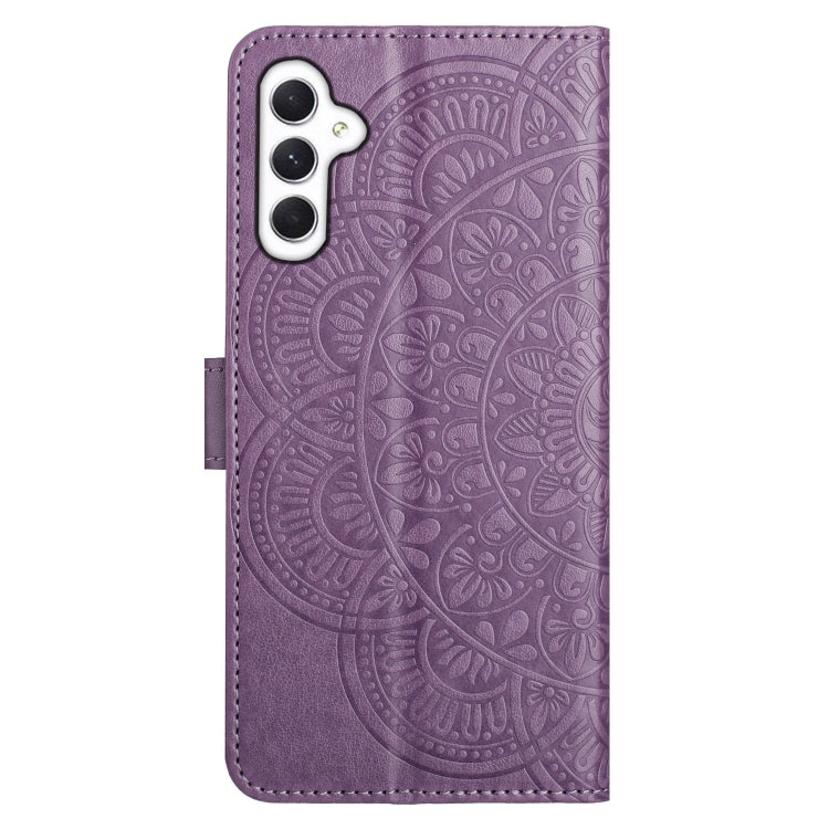 For Samsung Galaxy A26 5G Flower Embossed Leather Phone Case