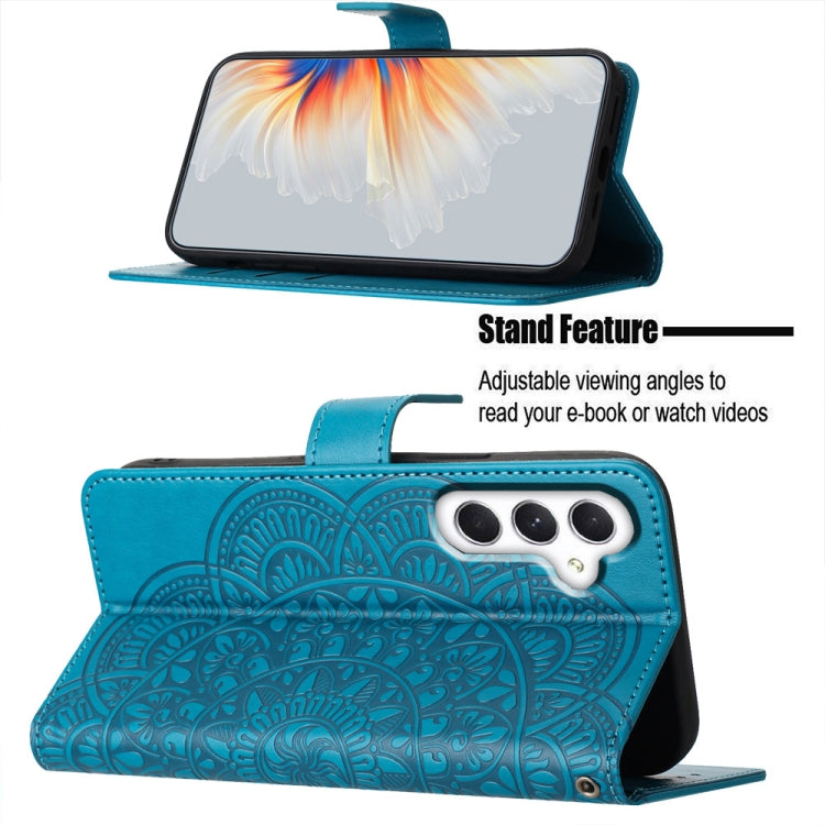For Samsung Galaxy A26 5G Flower Embossed Leather Phone Case