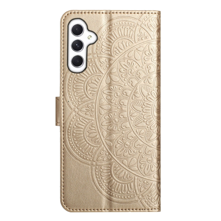 For Samsung Galaxy A56 5G Flower Embossed Leather Phone Case