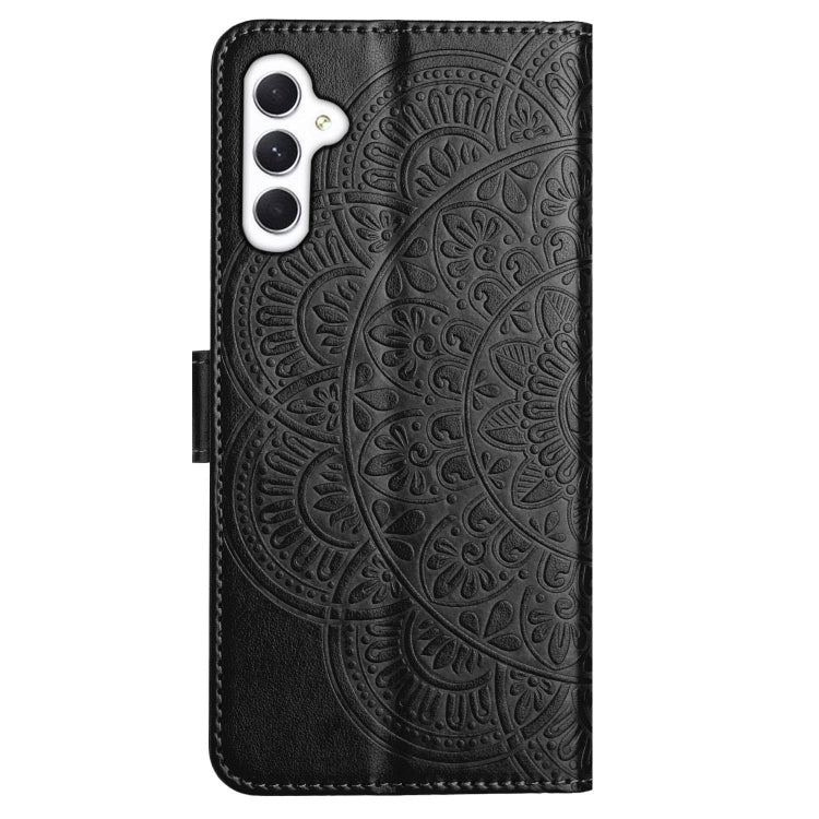 For Samsung Galaxy A56 5G Flower Embossed Leather Phone Case