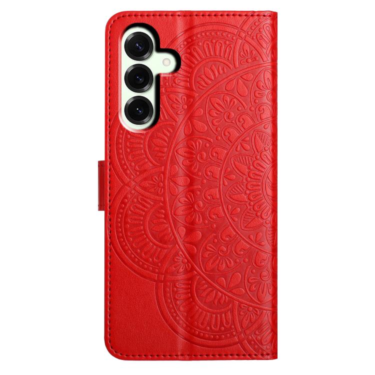 For Samsung Galaxy A17 5G Flower Embossed Leather Phone Case