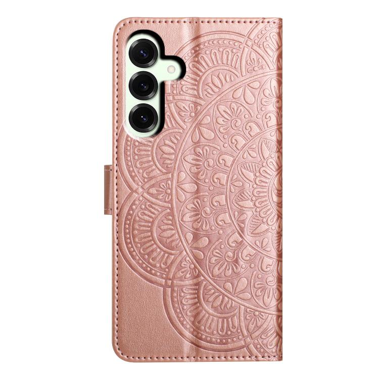 For Samsung Galaxy A17 5G Flower Embossed Leather Phone Case