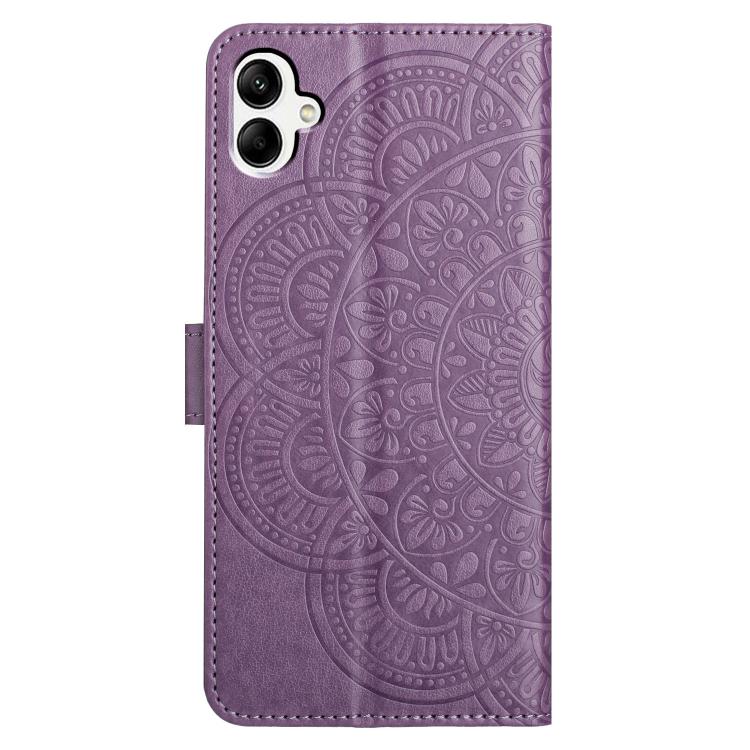 For Samsung Galaxy A07 5G Flower Embossed Leather Phone Case