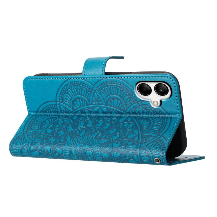 For Samsung Galaxy A07 5G Flower Embossed Leather Phone Case