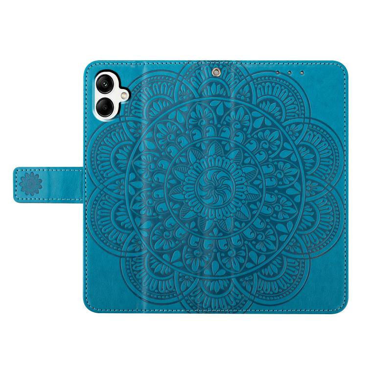 For Samsung Galaxy A07 5G Flower Embossed Leather Phone Case