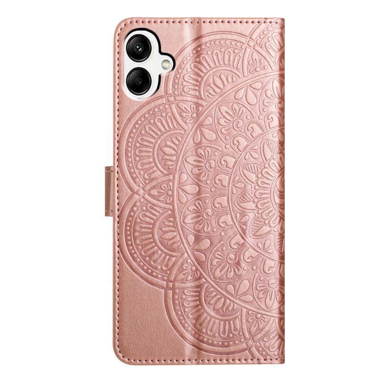 For Samsung Galaxy A07 5G Flower Embossed Leather Phone Case