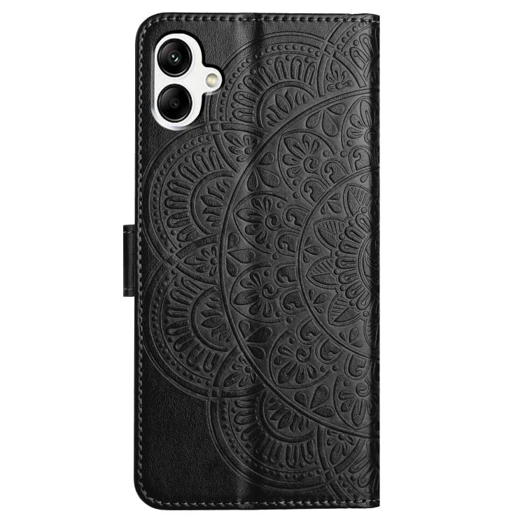 For Samsung Galaxy A07 5G Flower Embossed Leather Phone Case