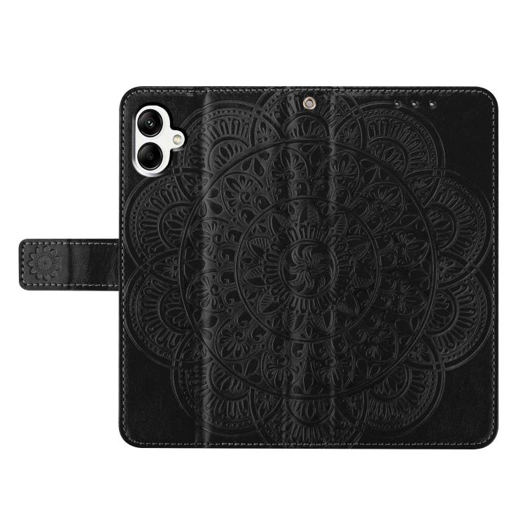 For Samsung Galaxy A07 5G Flower Embossed Leather Phone Case