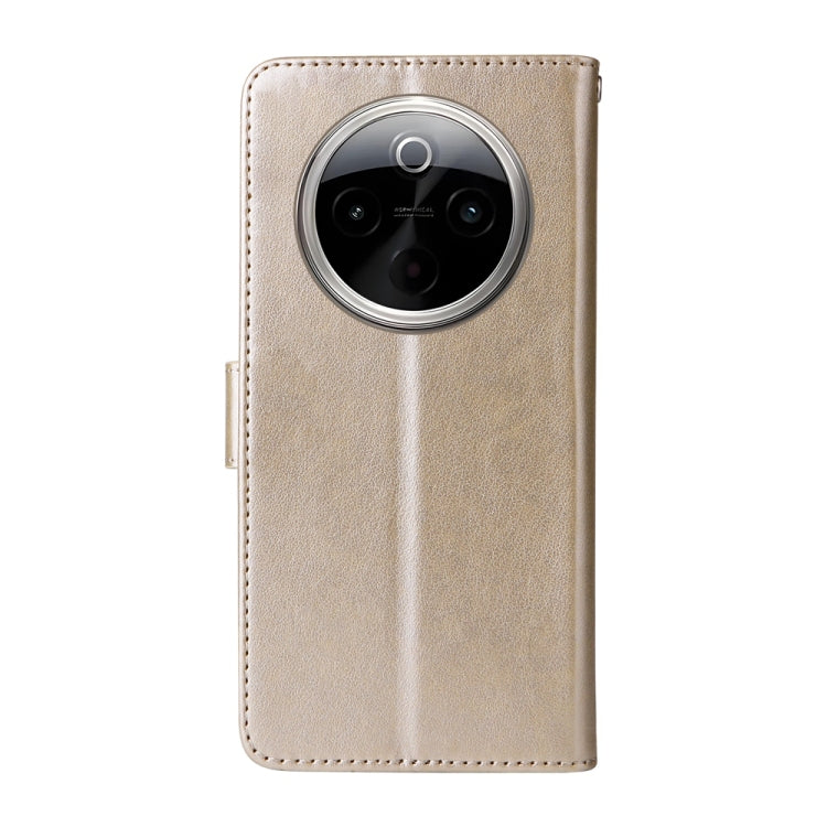 For vivo Y300 Pro Embossed Butterfly Flowers Leather Phone Case