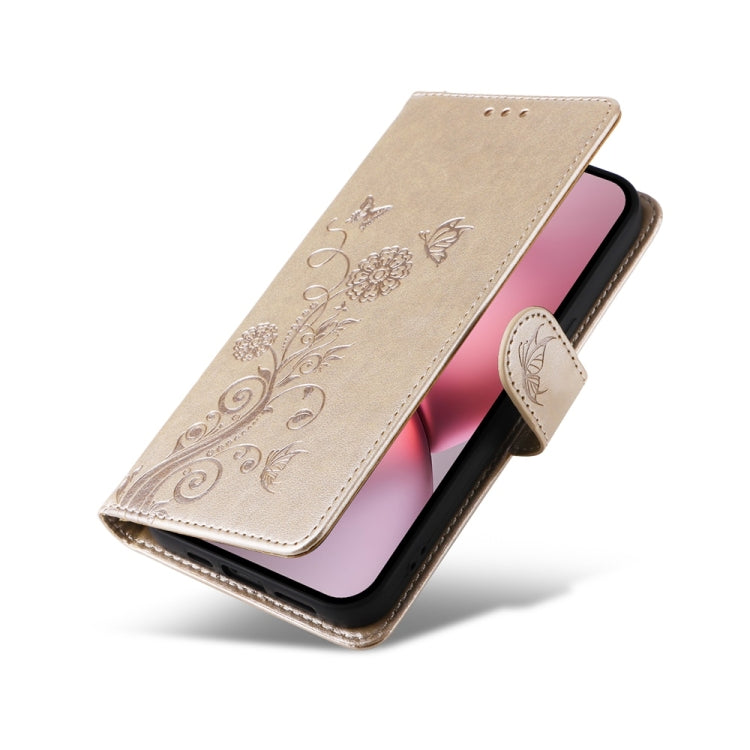 For vivo X200 Pro mini Embossed Butterfly Flowers Leather Phone Case