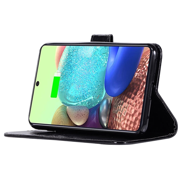 For Samsung Galaxy A71 5G Copper Buckle Retro Crazy Horse Texture Horizontal Flip Leather Case with Holder & Card Slots & Wallet
