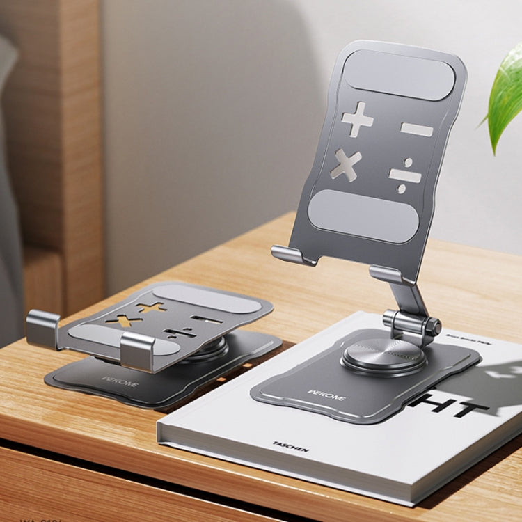 WEKOME WA-S104 Life Series Metal Foldable Rotating Desktop Holder - Tarnish
