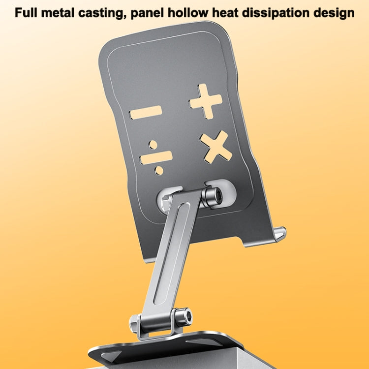 WEKOME WA-S104 Life Series Metal Foldable Rotating Desktop Holder - Tarnish