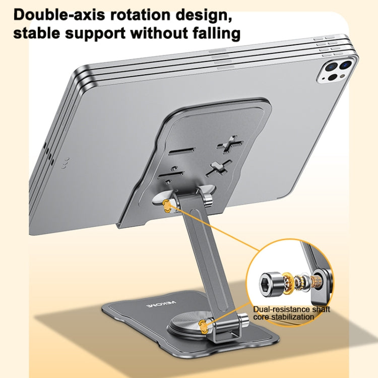WEKOME WA-S104 Life Series Metal Foldable Rotating Desktop Holder - Tarnish