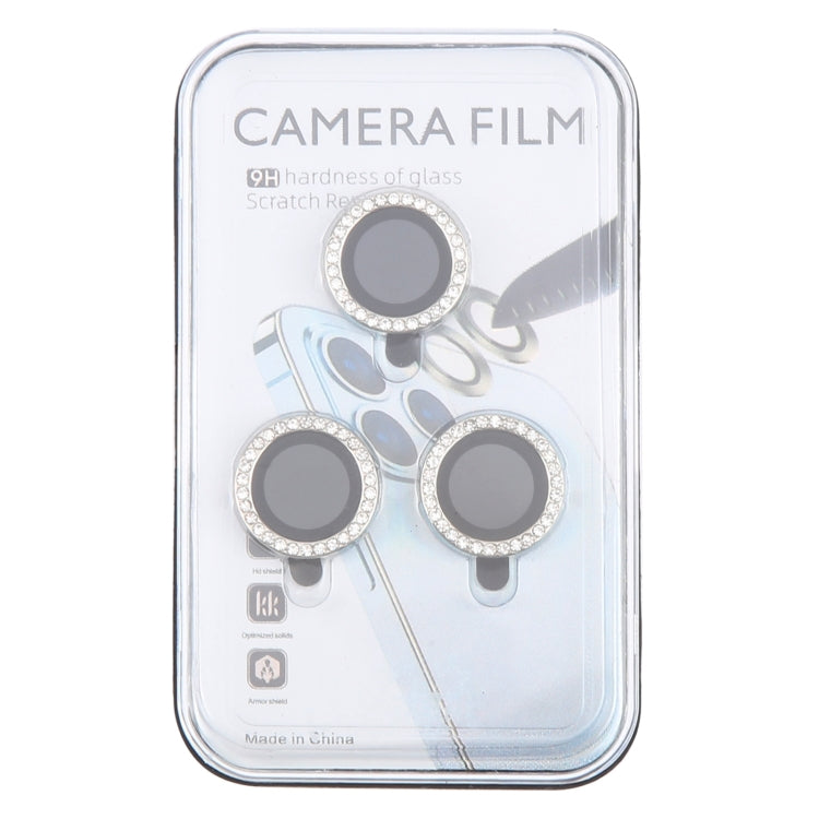 For iPhone 16 Pro / 16 Pro Max 9H Point Drill Camera Lens Protector Ring
