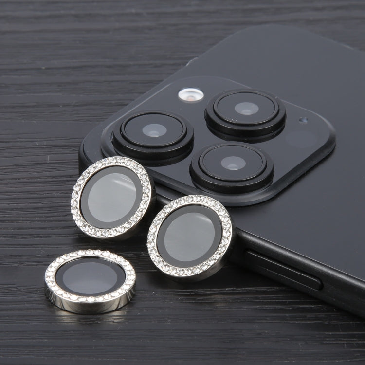 For iPhone 16 Pro / 16 Pro Max 9H Point Drill Camera Lens Protector Ring
