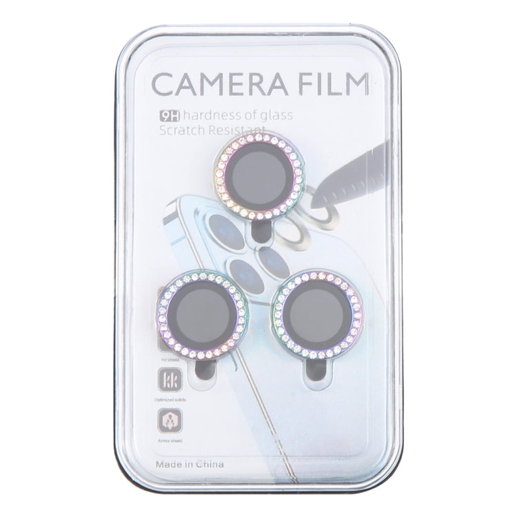 For iPhone 16 Pro / 16 Pro Max 9H Point Drill Camera Lens Protector Ring