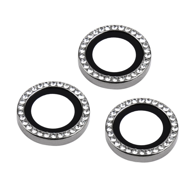 For iPhone 16 Pro / 16 Pro Max 9H Point Drill Camera Lens Protector Ring