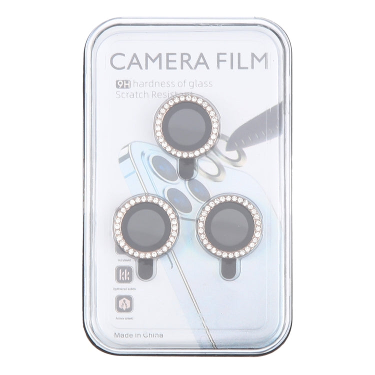 For iPhone 16 Pro / 16 Pro Max 9H Point Drill Camera Lens Protector Ring