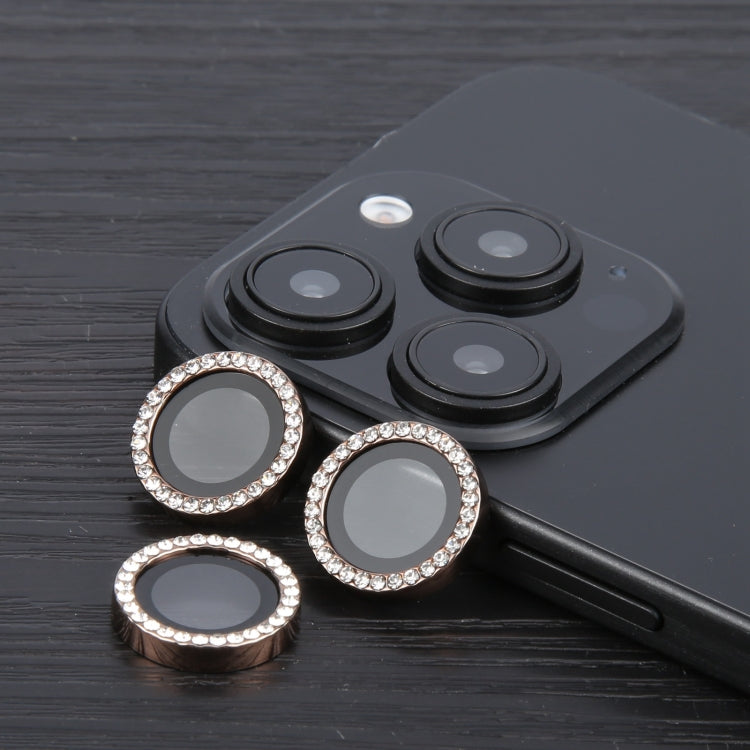 For iPhone 16 Pro / 16 Pro Max 9H Point Drill Camera Lens Protector Ring