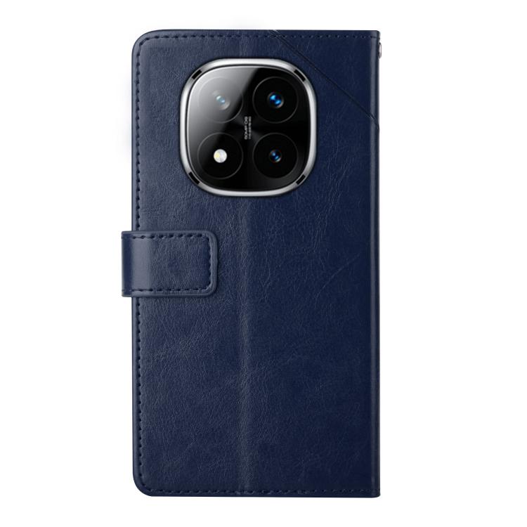 For Redmi Note 14 Pro 4G Y-shaped Pattern Flip Leather Phone Case