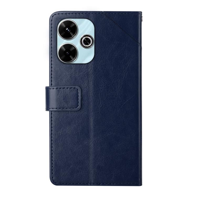 For Redmi 13x Y-shaped Pattern Flip Leather Phone Case