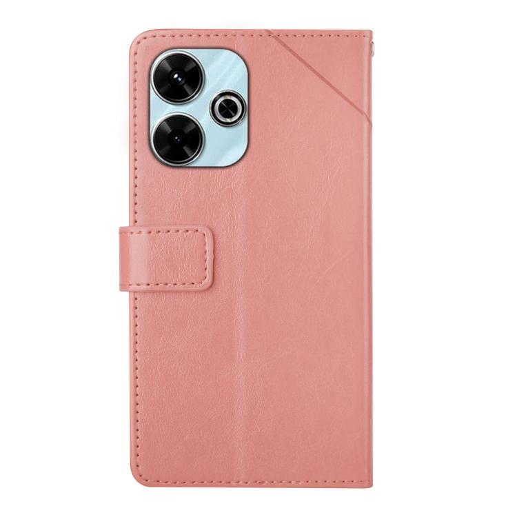 For Redmi 13x Y-shaped Pattern Flip Leather Phone Case
